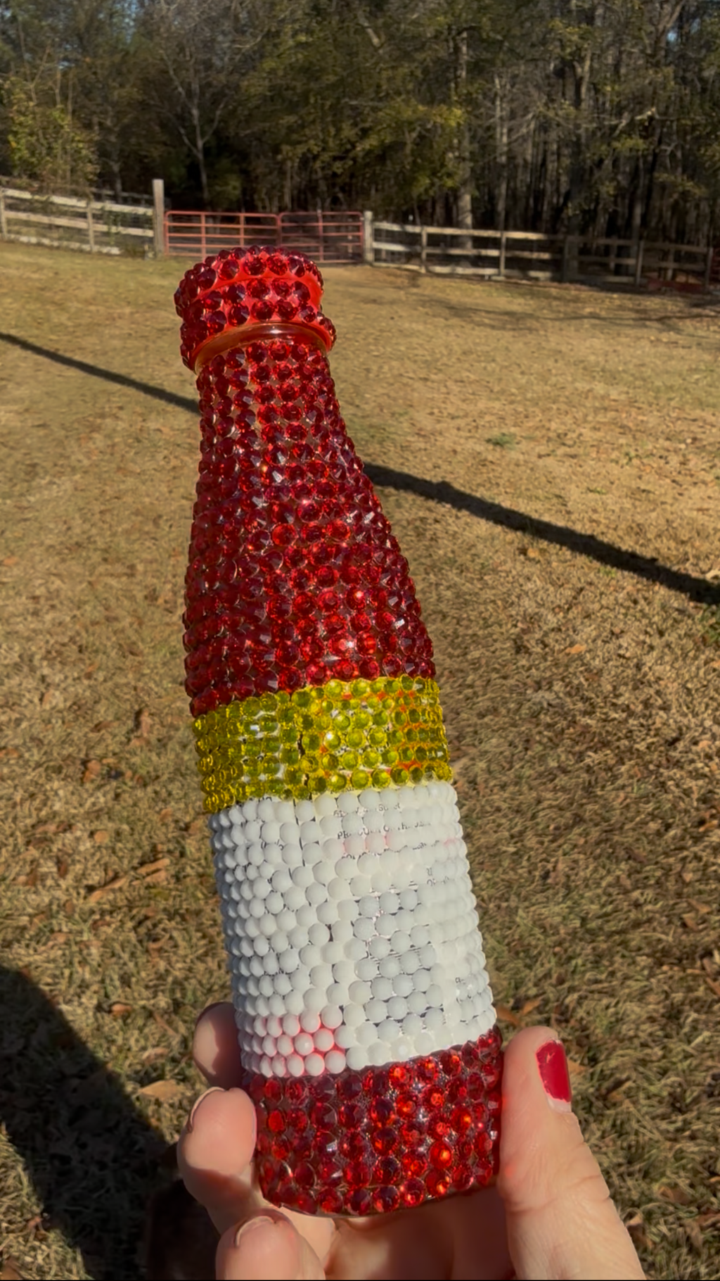 Bling Rhinestone Texas Pete Hot Sauce