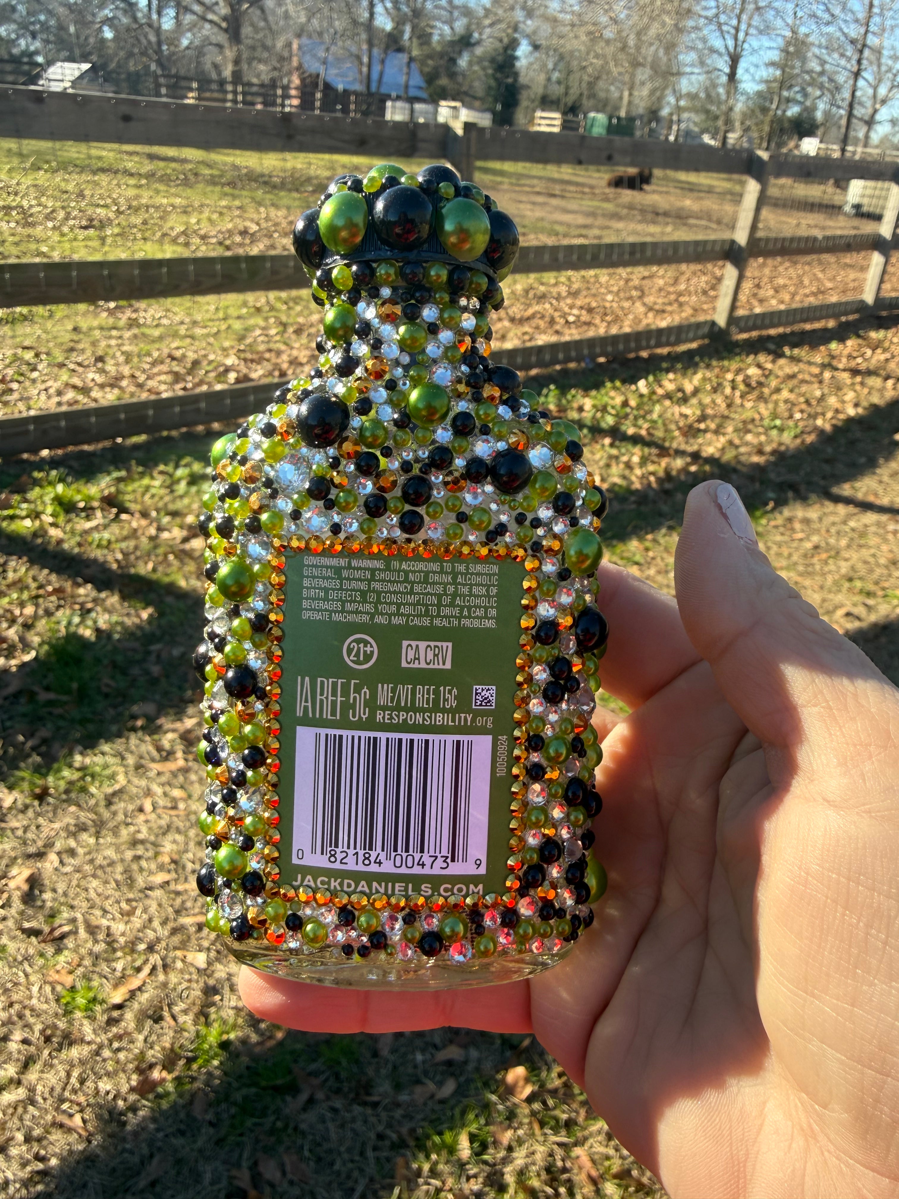 Rhinestone Jack Daniels Tennessee Apple Whiskey