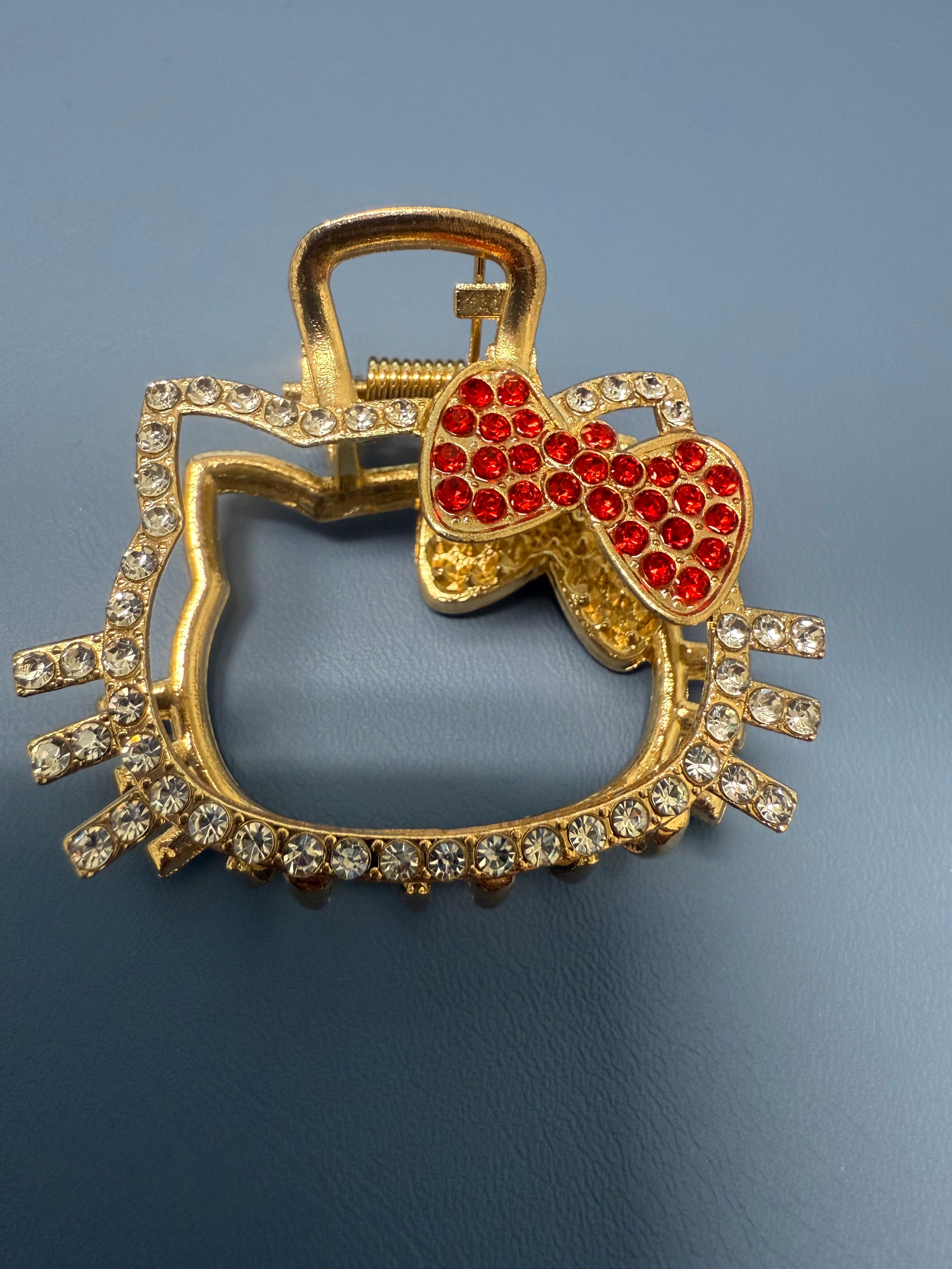 Hair Clips | Bling Hello Kitty Mickey Mouse | Hair Accessories