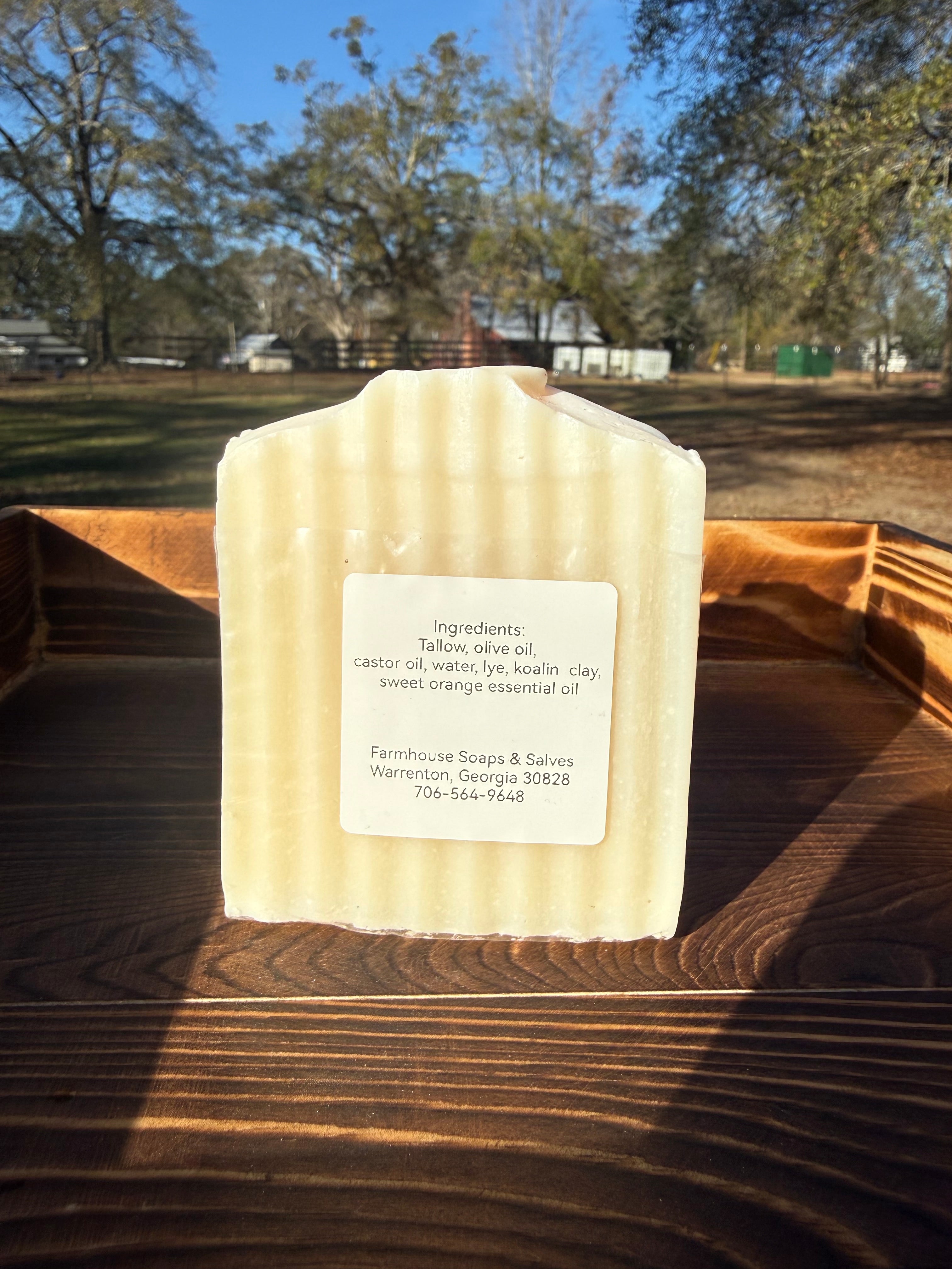 Handmade Soap Sweet Orange & Clay