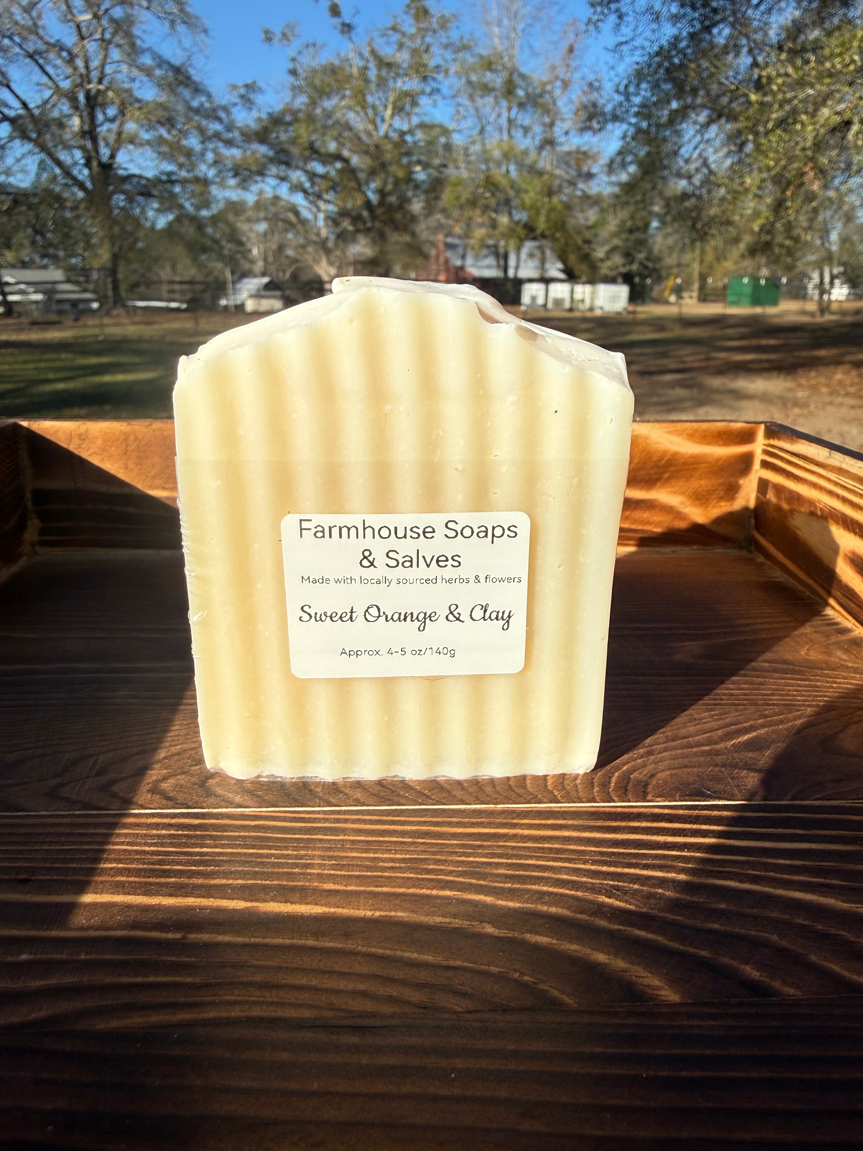 Handmade Soap Sweet Orange & Clay