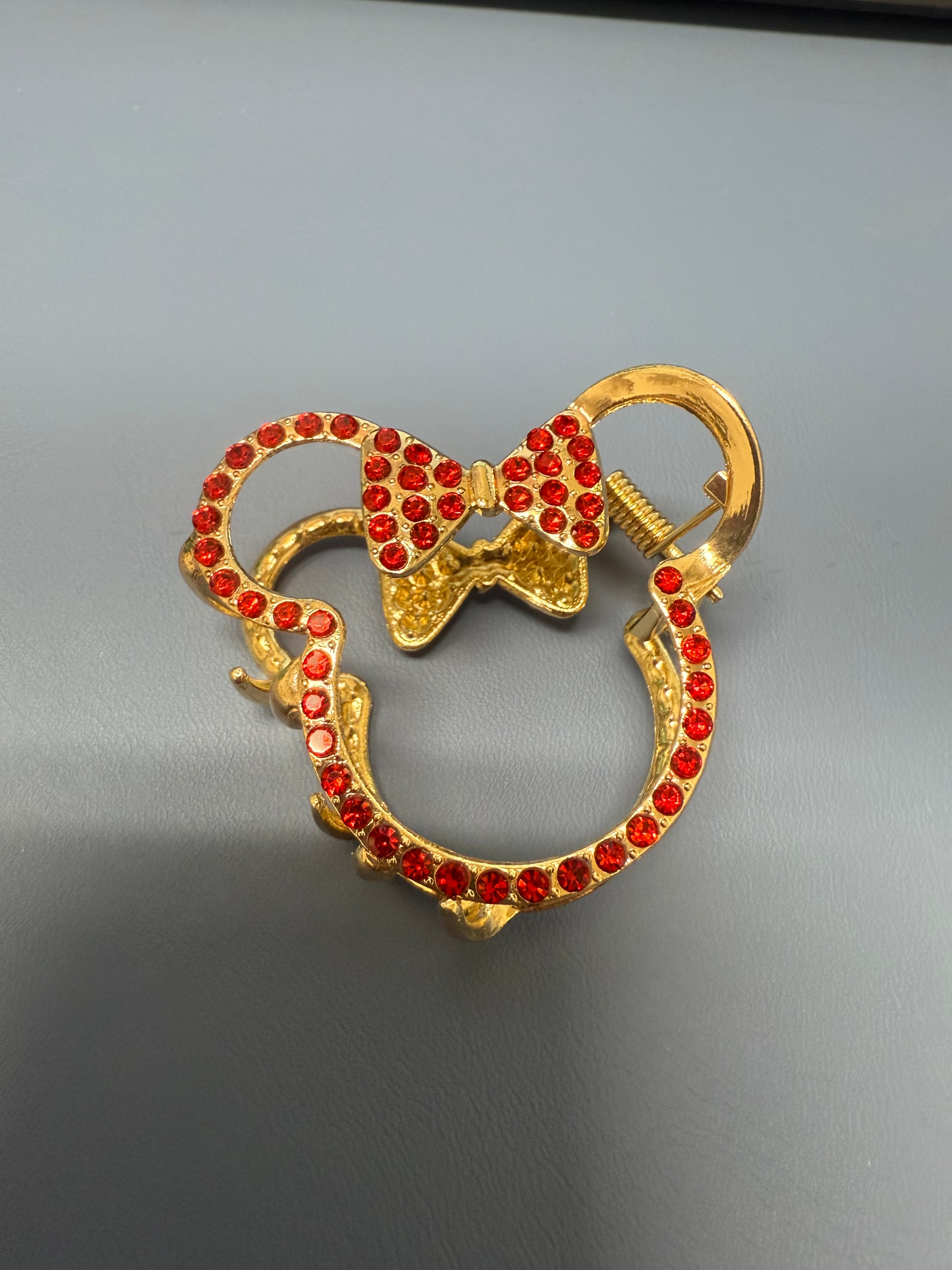 Hair Clips | Bling Hello Kitty Mickey Mouse | Hair Accessories