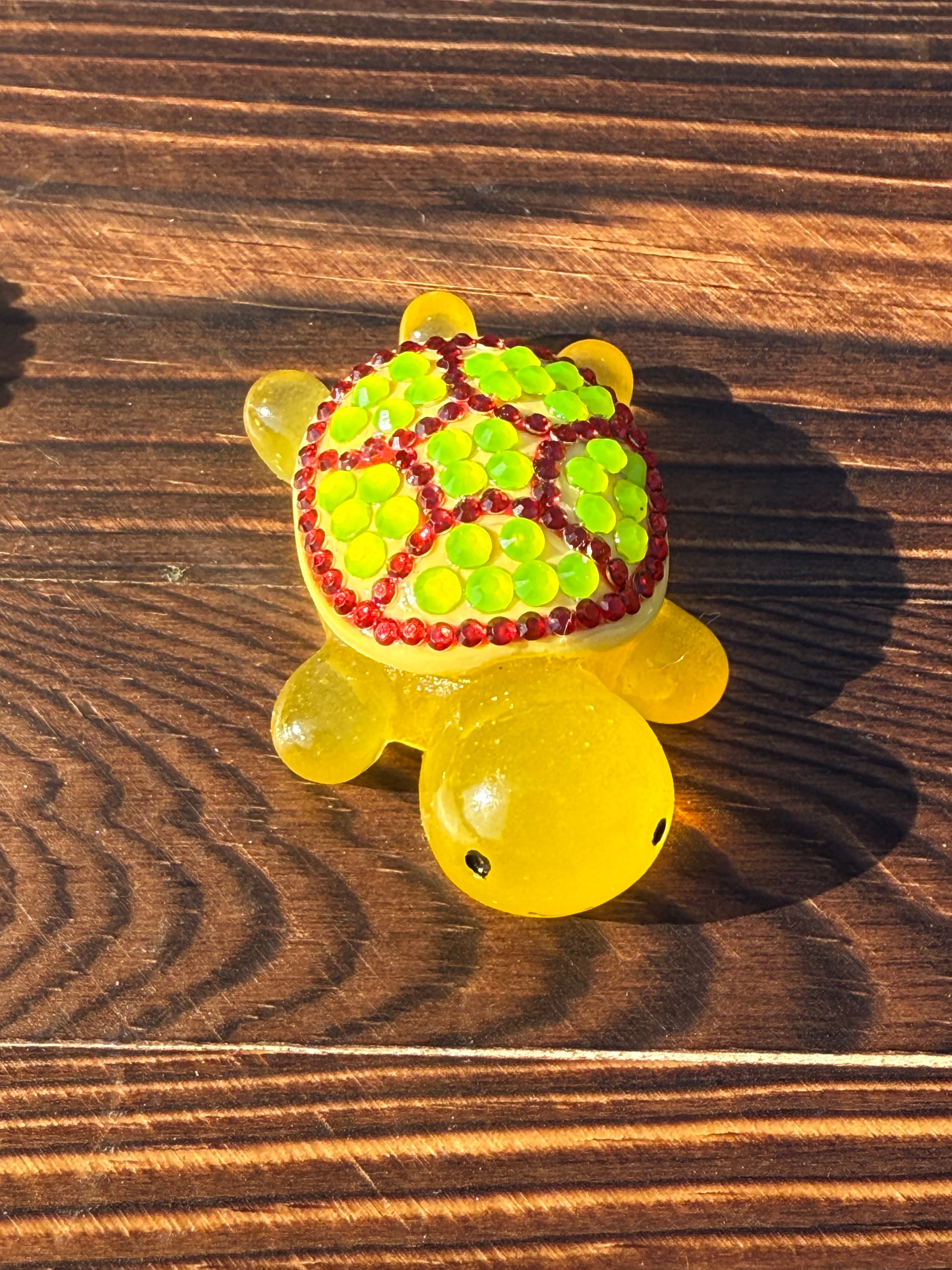 *New* Bling Rhinestone Mini Resin Turtles