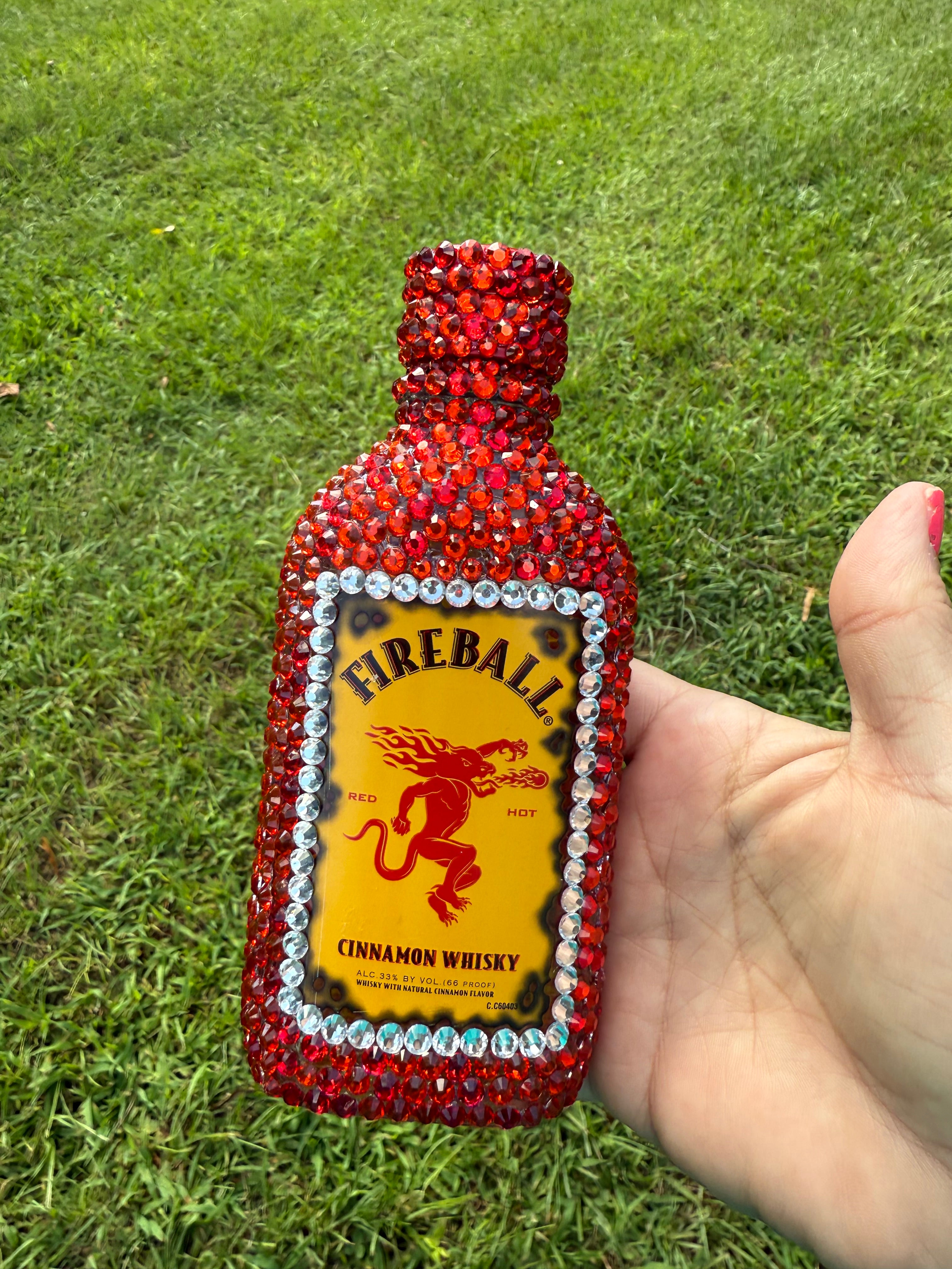 Bling Rhinestone Fireball Bottle