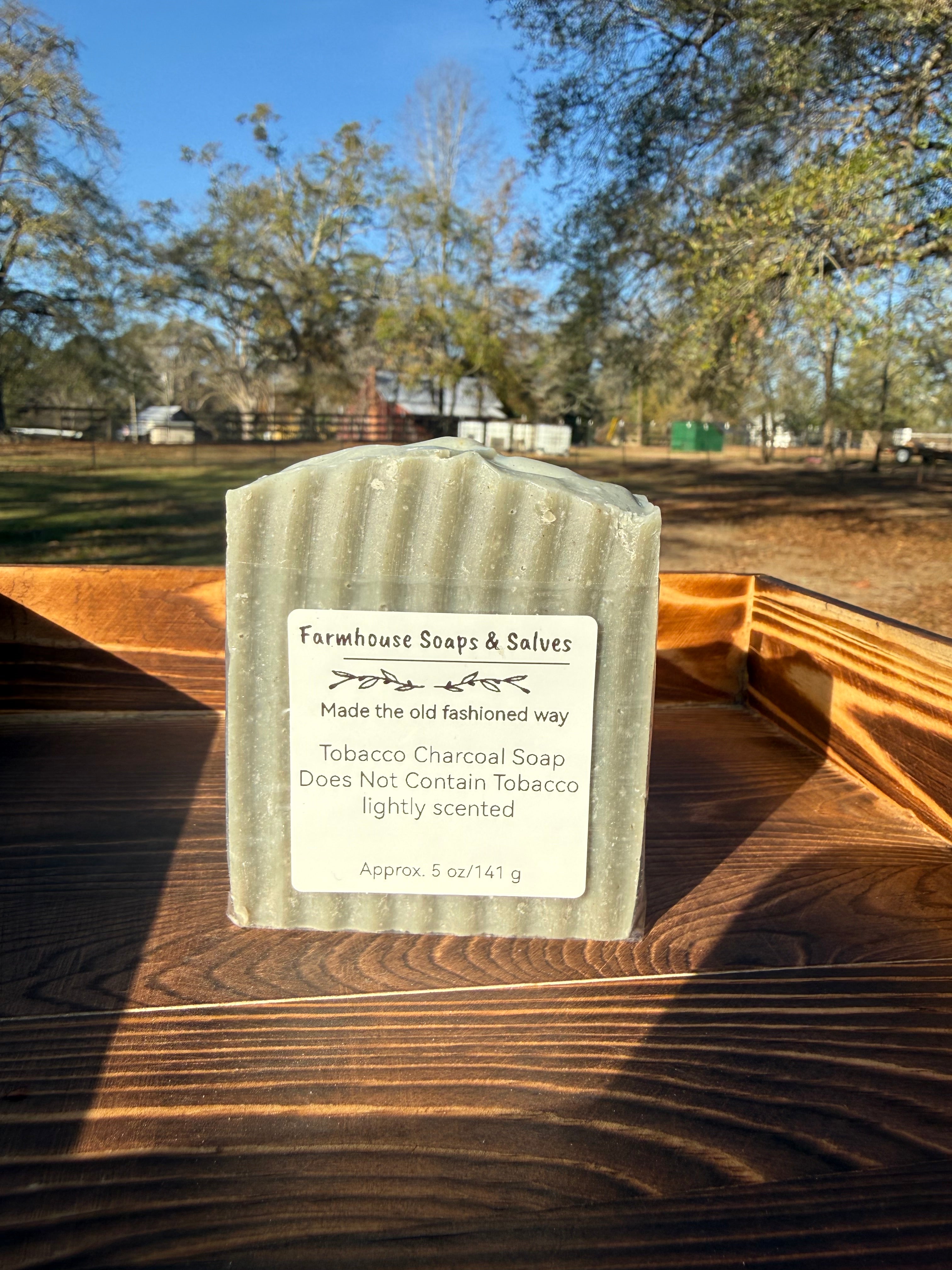 Handmade Soap Tobacco Charcoal